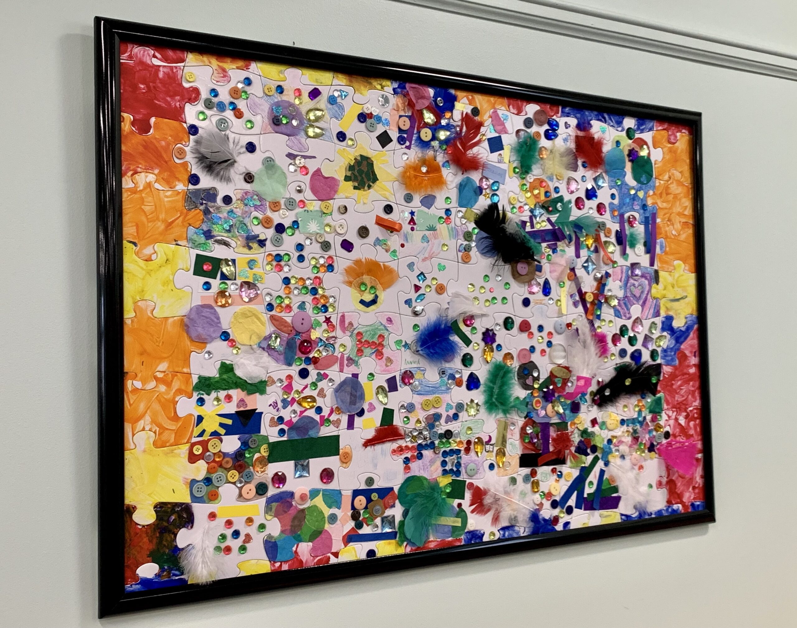 Collaborative Art Project-Altered Puzzle