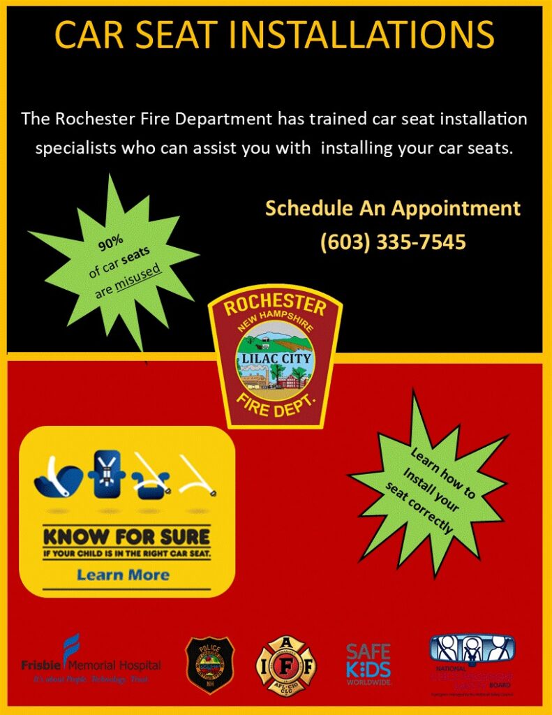 Fire Department offers free car seat installations for Rochester