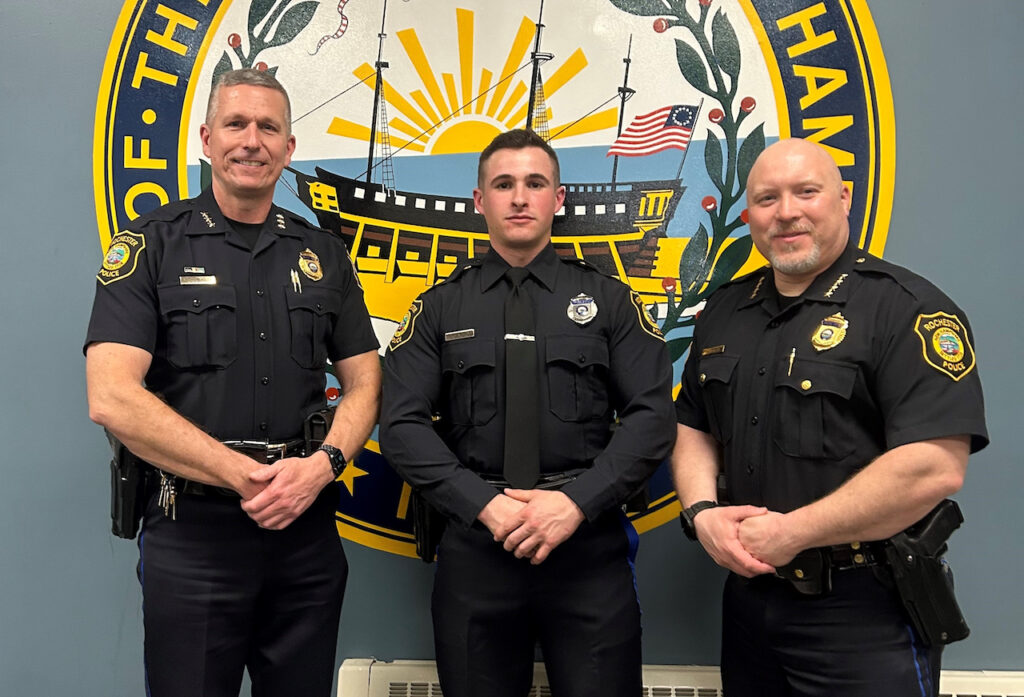 Officer Aidan Birmingham graduates from the 191st New Hampshire Police