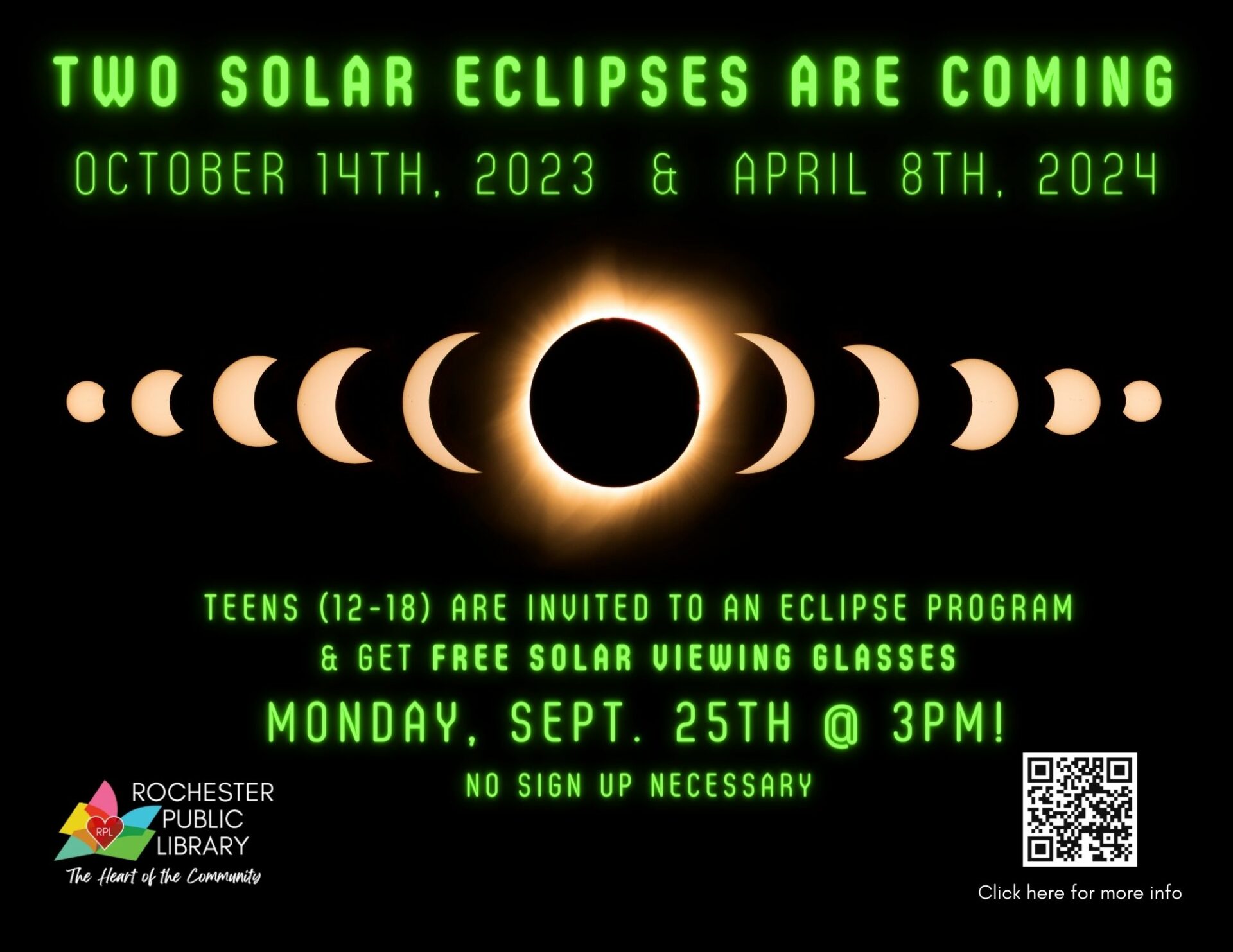 Rochester Public Library Invites Teens To Explore The Wonders Of Solar Eclipses The Rochester Post 6454